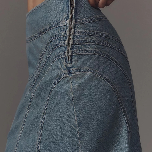 NWOT Pilcro Francoise Pinafore Skirt Size 12 - Picture 3 of 9